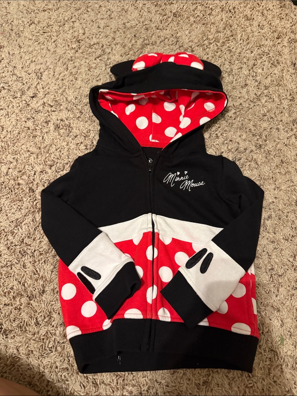 Disney Minnie Mouse Jacket with Hood - 3T